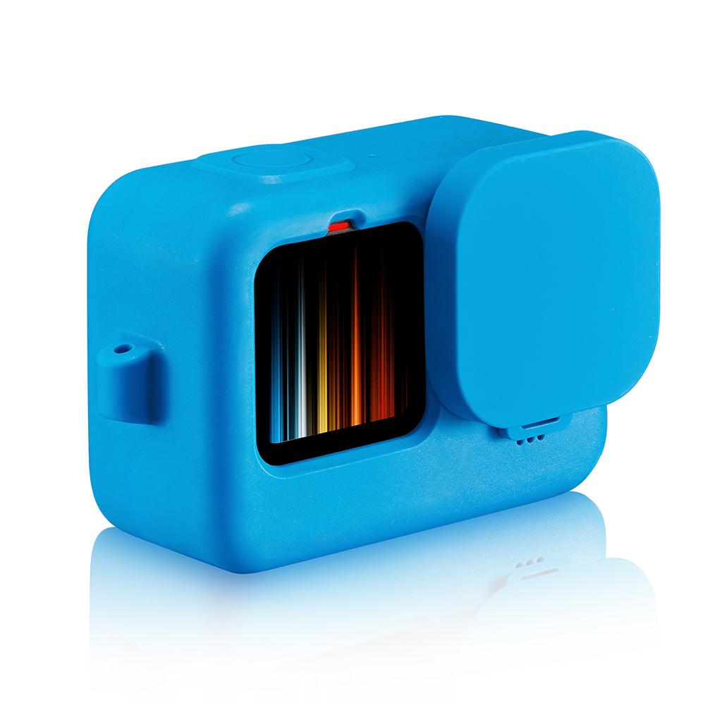 Schwarze, weiche Silikonhülle für GoPro Hero 11, 10, 9 und GoPro Hero 12 – Schutzhülle aus Silikon, vollständige Abdeckung, Kamerazubehör