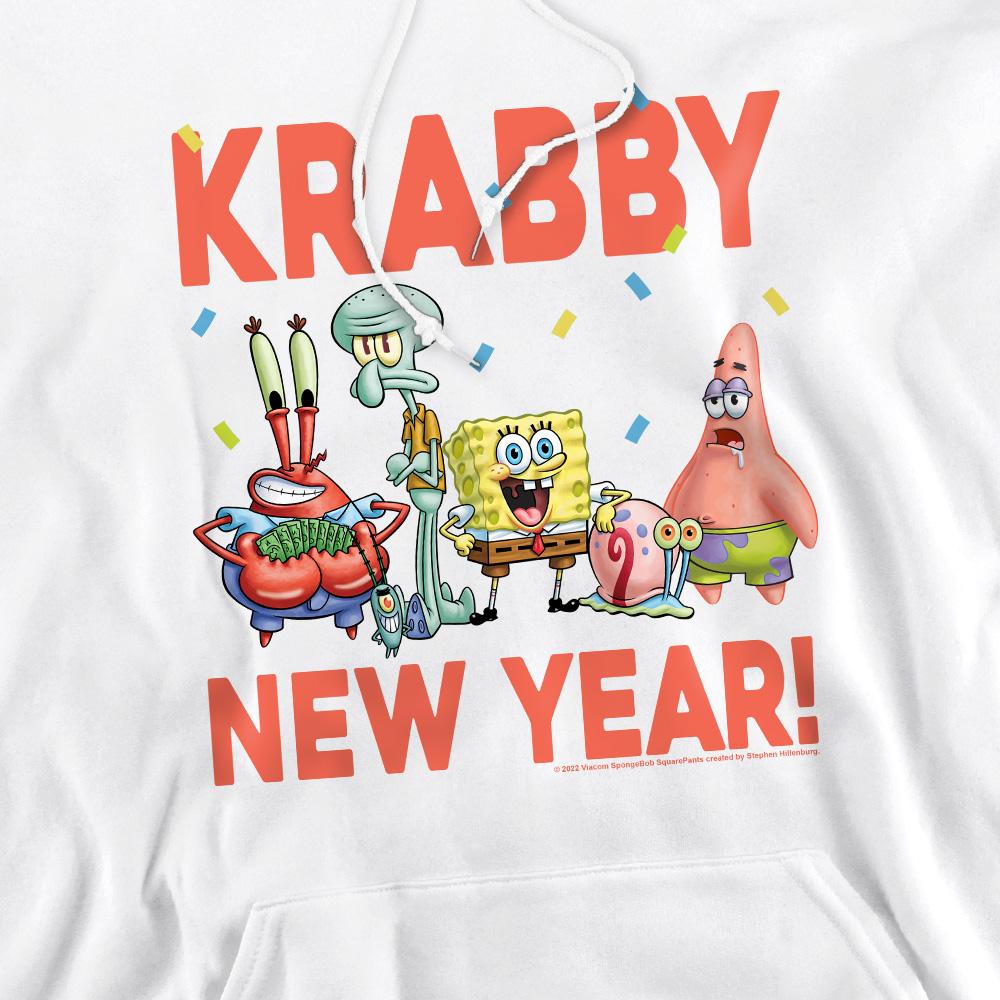 SpongeBob SquarePants Mens Krabby New Year Hoodie