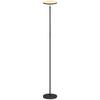 Lampada da terra RGB Uplighter, Lampada Dimmerabile con Telecomando e Controllo Touch, Testa Rotante a 350 gradi, Nero