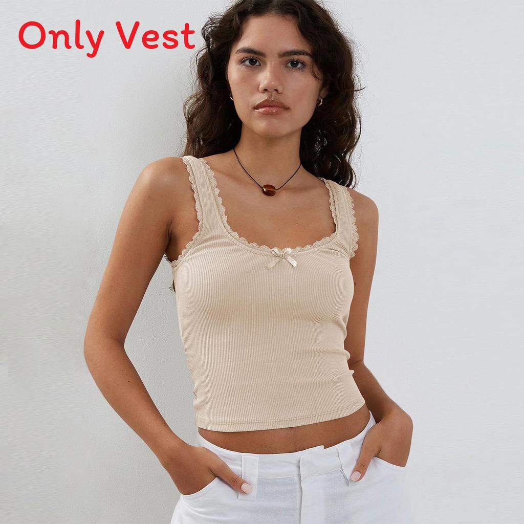 Y2k Girl Fashion Basic Lace Dress Top With High Elasticity For Streetwear Style
