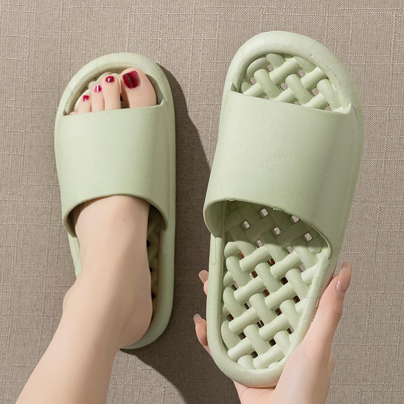 Slippers women's summer home couple indoor bathroom household water leakage non-slip bath quick-drying cool slippers men