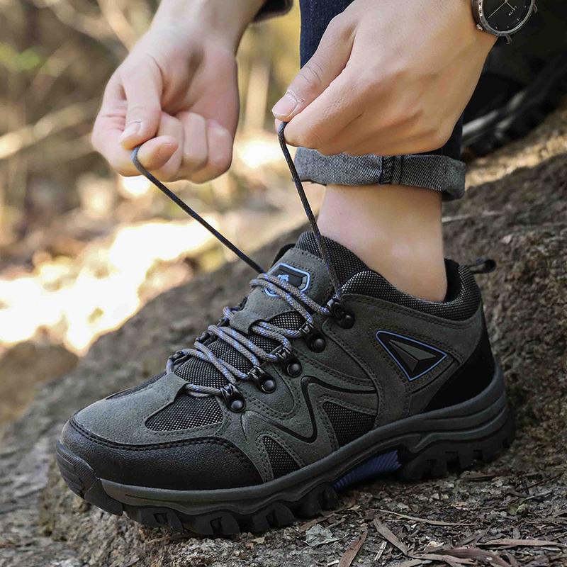 Men's Hiking Shoes Waterproof Sports Shoes Large Size 39-47 Men's Boots Outdoor Hiking Shoes