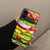 Super Burger Schutz Hülle Exquisite High-End Handyhülle Glas Handyhülle für Samsung Galaxy S26 S25 S24 S23 S22 S21 FE, Ultra, Plus