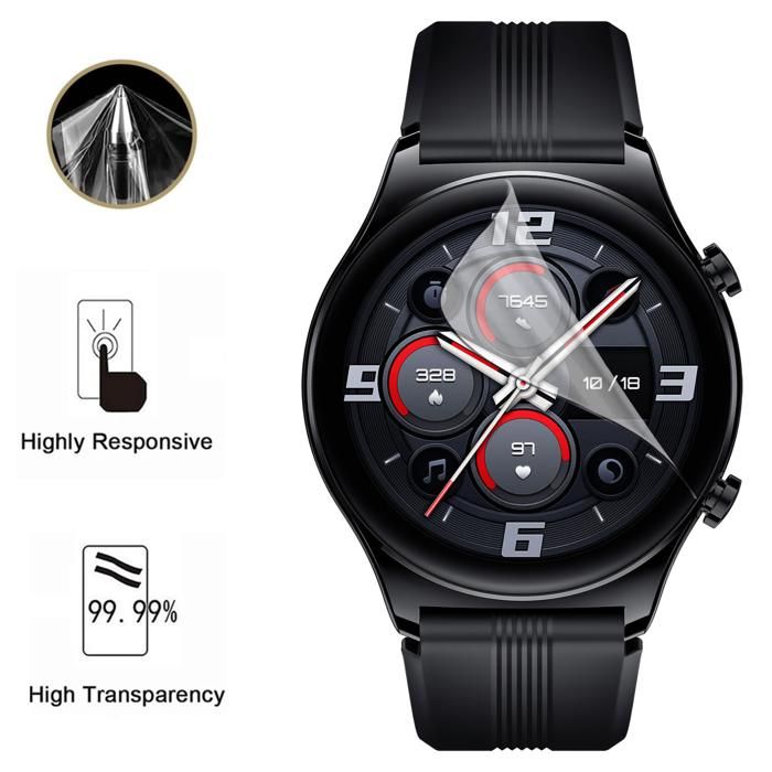 Protezione Schermo per Honor Watch GS 3 [Confezione da 6] Pellicola Plastica Protettiva Resistente Ultra Sottile Phonillico