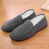 Man's Big Size Loafers Shoes Flats Slippers Fabric Slip-on Men Gommino Driving Shoes Fashion Summer Style Soft Male Moccasins