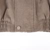 Shop   Women S Simple Daily Mockneck Bomber looSe Zip Black Naru Wjp260054