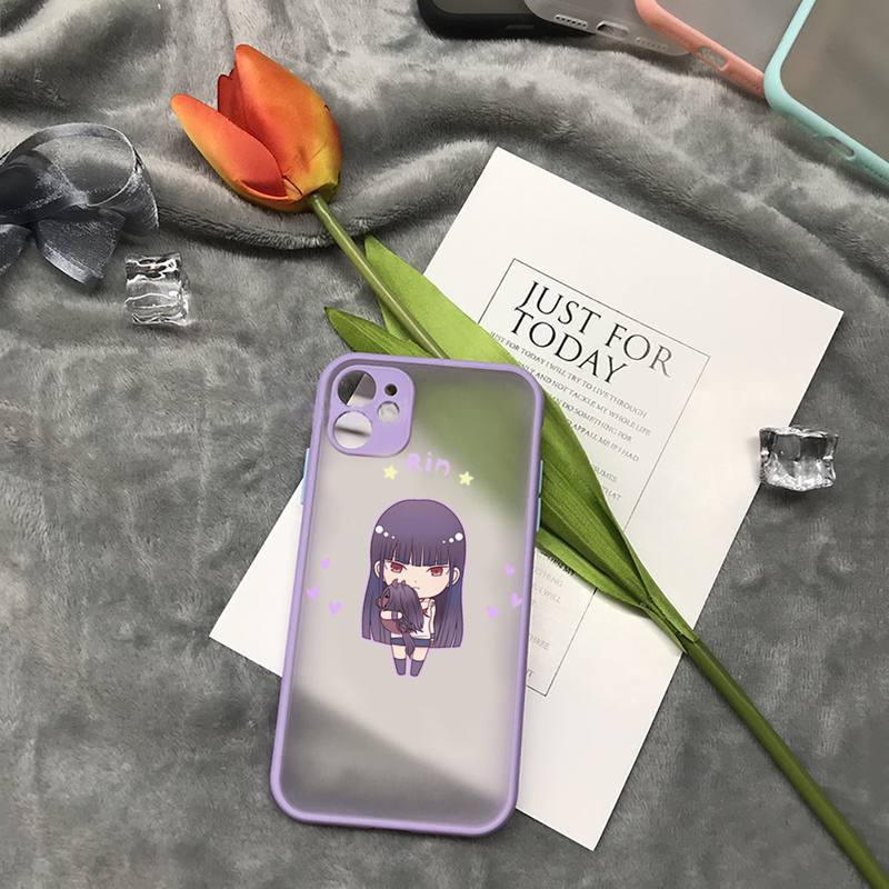 Fruits Basket anime roztomilý Pouzdro na telefon matné průhledné Pro iphone 7 8 11 12 13 plus kryt mini x xs xr pro max