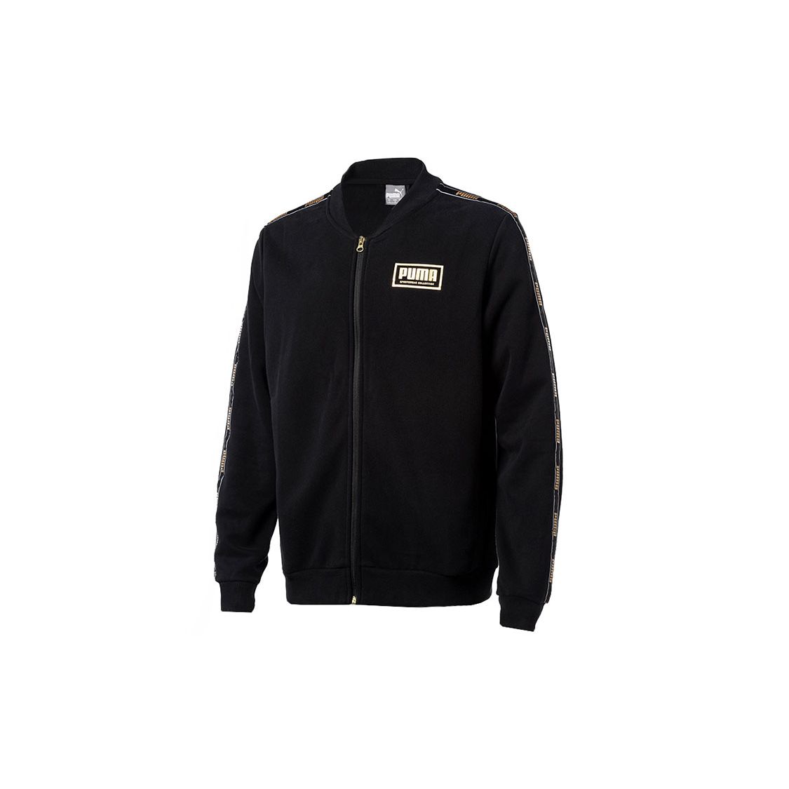 

Puma Casual Sports Jacket Мужская Верхняя одежда Золотой Черный 581767-01 XS