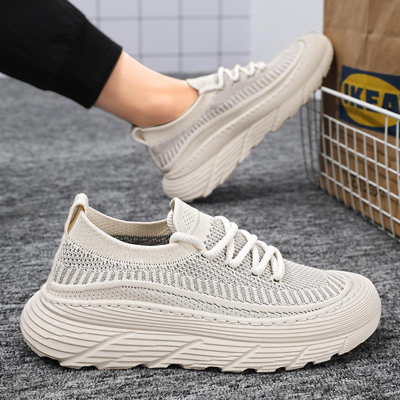 

Летняя мужская обувь дышащая кокосовая обувь мужская спортивная обувь универсальная платформа нескользящая повседневная обувь для бега 39