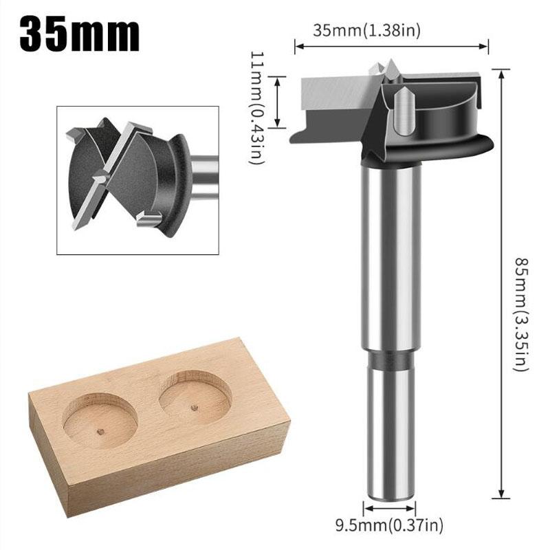 

Шестигранный хвостовик 35 мм 2,3 лезвия регулируемый позиционер с крышкой шарнирное отверстие сверло для деревообработки NO5