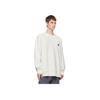 MLB New York Yankees Letter Embroidered Crew Neck Long Sleeve Pullover Sweatshirt Unisex sweatshirt White 3AMTB0314-50IVS