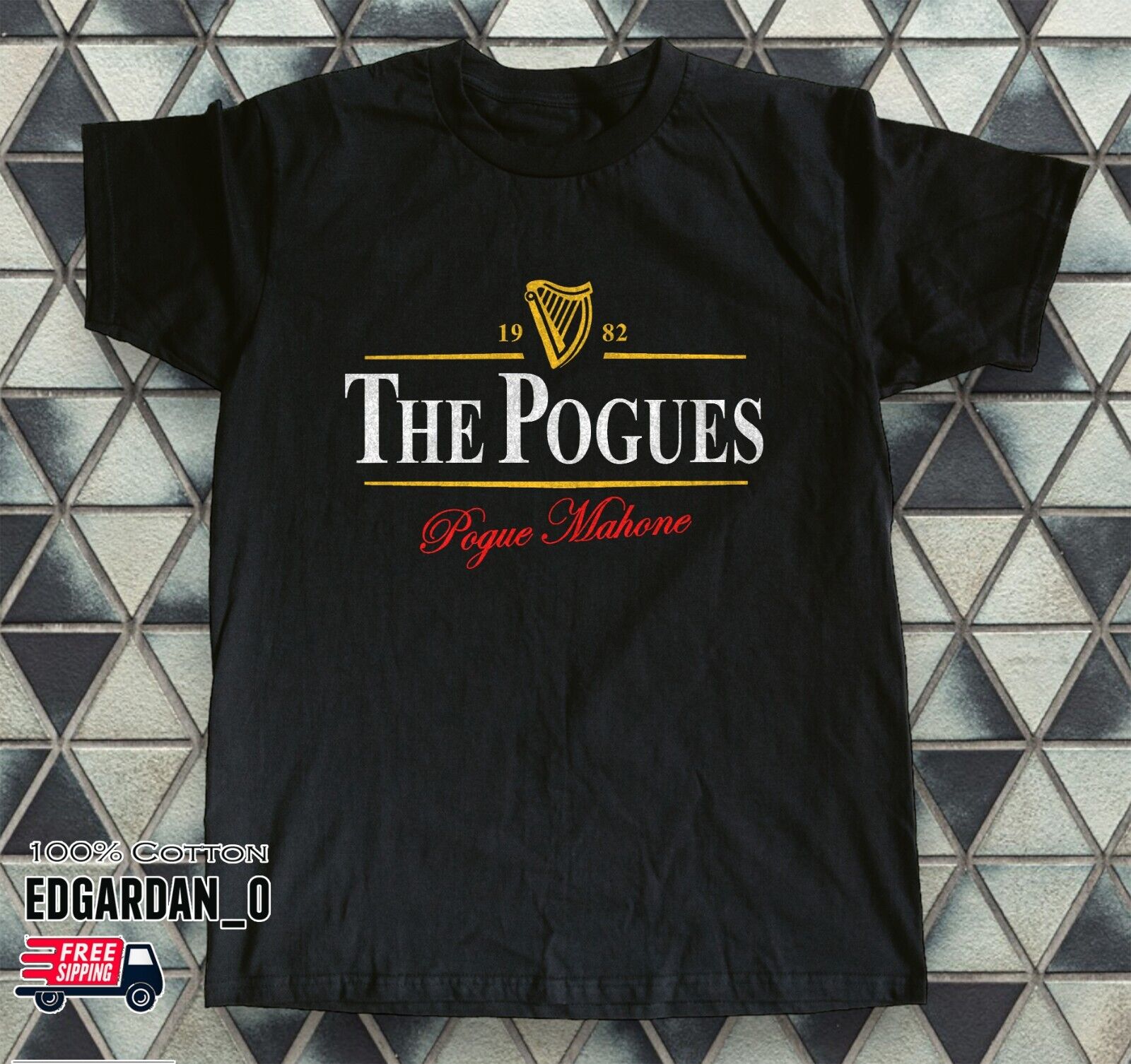 The Pogues Pogue Mahone 1982 Футболка Унисекс S разноцветный