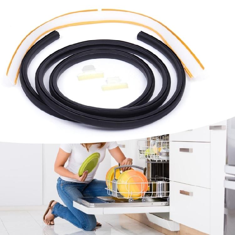 154827601 Door Gasket Seal with 809006501 Bottom Gasket 154701001 Splash Shield Waterproof Seal Strips Enduring