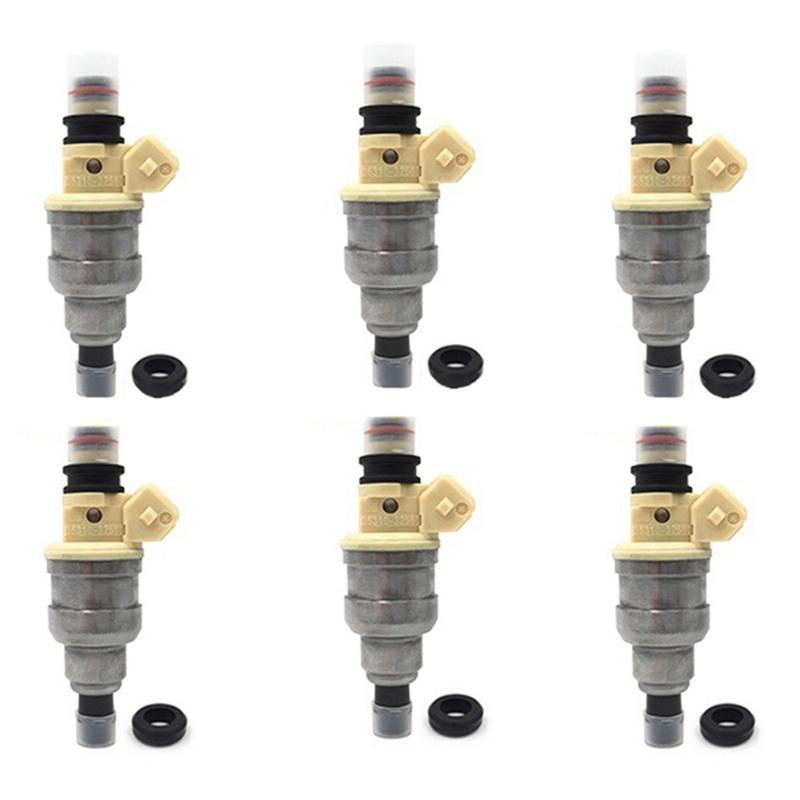 Classy-6Pcs Injectors 3531032560 35310-32560 9250930001 Fuel Injector Nozzle For HYUNDAI SONATA 1.6L 1.8L 2.4L 3.0L 560 Car Acce