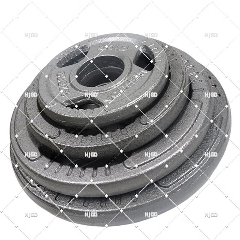 

HJGD 5kg Three-Hole Painted Cast Iron Barbell Plate