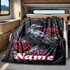 Raven And Roses Rv Blanket Comfortable Soft Lightweight Allseason Multipurpose Blanket For Travel Camping Picnics Sofa Rv Bed Living Room Gift For