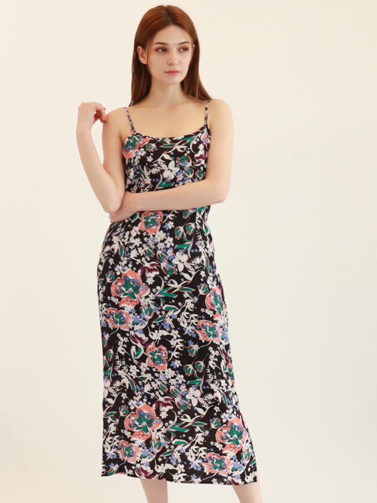 MONTEETH Holiday Slip Dress_Black