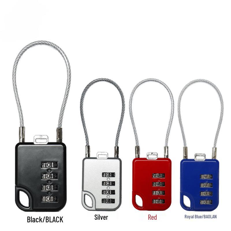 Small Steel Cable Combination Padlock