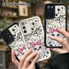 Phone Case: 2D flat, suitable for Samsung Galaxy A34 A35 M05 M06 S20 S22 S21 FE Plus 5G protective case, pink bow, perfect Christmas and Halloween hol