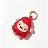 Cute Artificial Leather Sheep Keychain Waterproof Durable Cartoon Lamb Bag Pendant Sweet Backpack Accessories New Year Gift