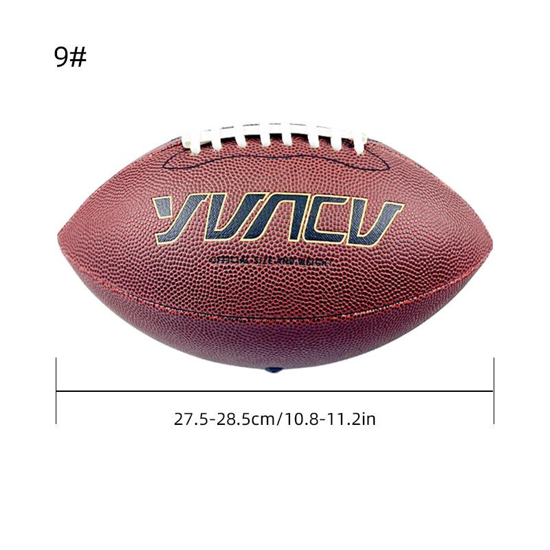 1pc Standard American Football For Youth And Adult Outdoor Sports Game Competition Training , Rugby Size 9 , 6 , 3