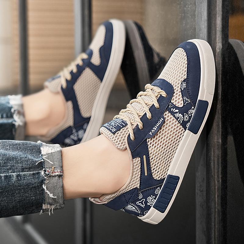 Men’s Sports Shoes Comfort Casual Skate Board Shoes Plus Size Jogging Sneakers Shoes for Students Over Sized
