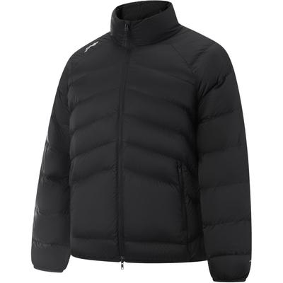 Li Ning Solid Color Zipper Stand Collar Versatile Casual Down Jacket Men Outerwear AYMV409-3
