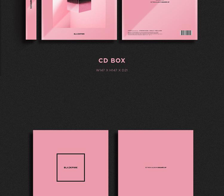 BLACKPINK [SQUARE UP] 1. Mini-Album (SCHWARZ / PINK Version)