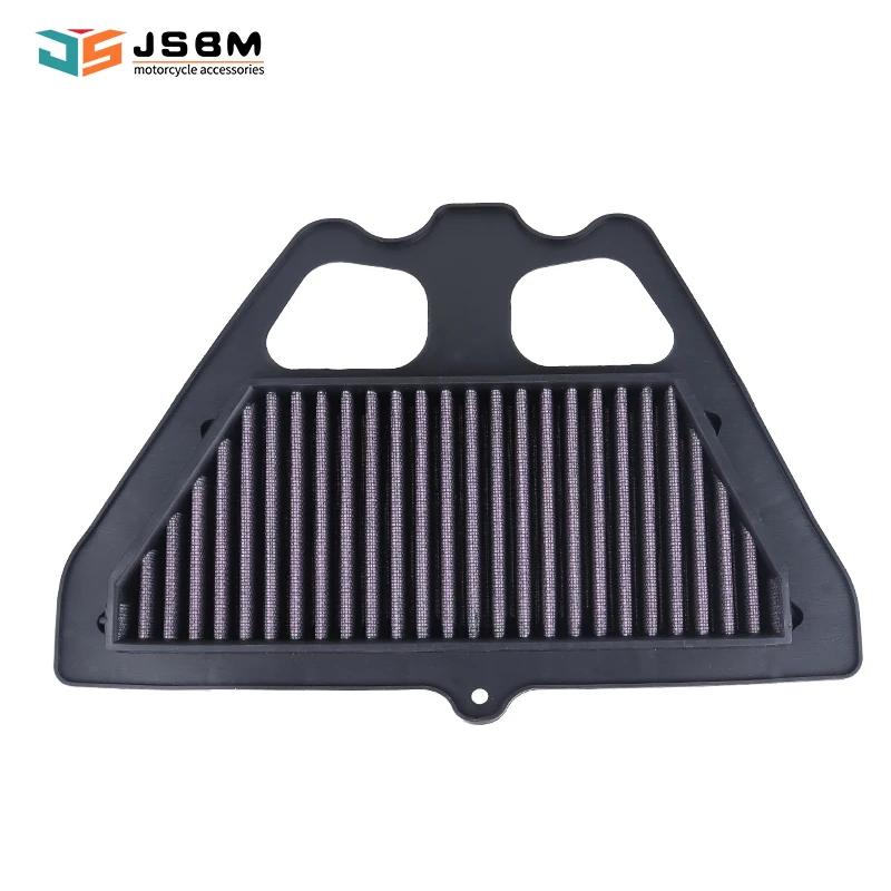 JSBM Motorcycle Washable Air Filter Intake Cleaner For Kawasaki Z900 ZR900 2017 2018 2019 2020 2021 2022 2023