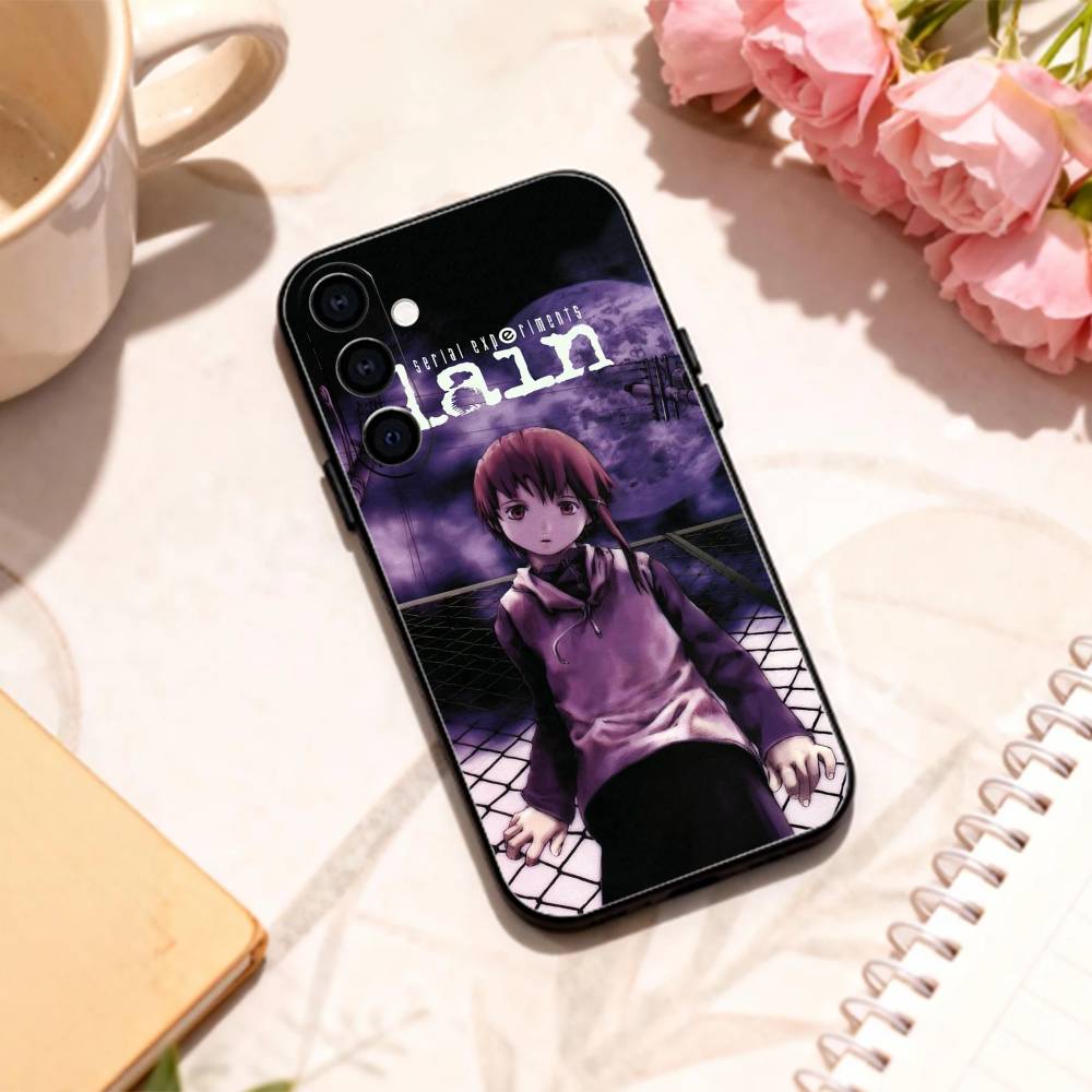 

S-Serial E-Experiments Lain phone Case For Samsung Galaxy A73,A72,A71,A70,A53,A52,A51,Others Soft Black Shell Samsung a53 5g