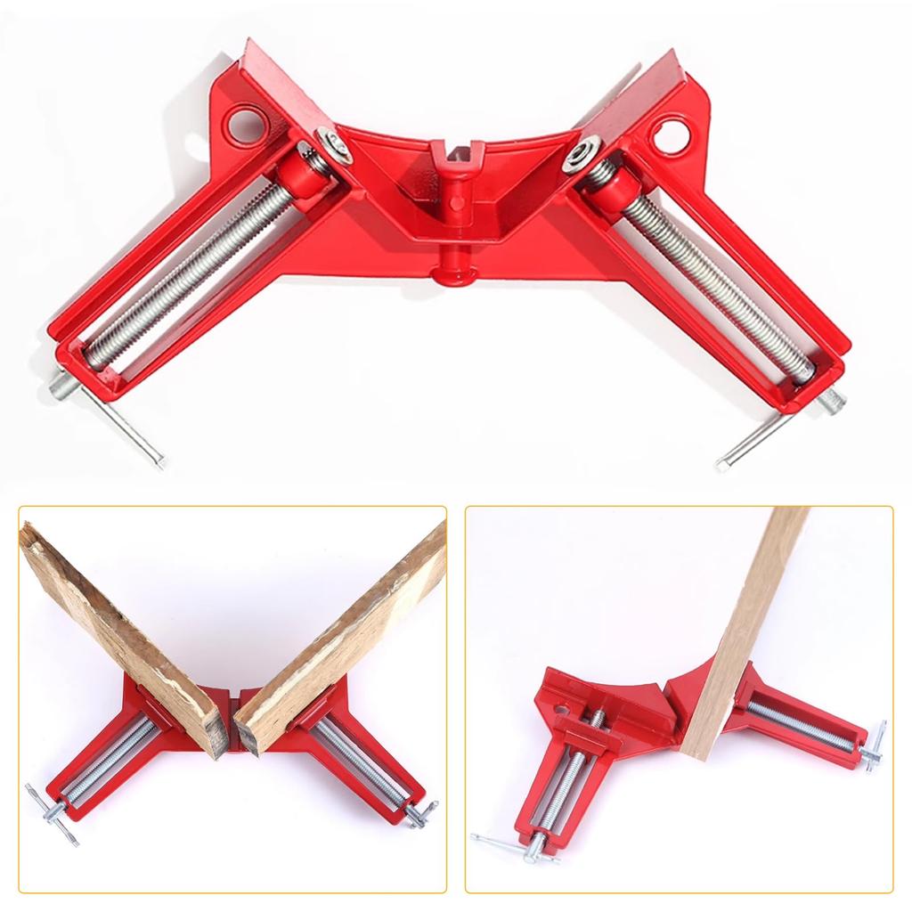 MUFUSHAN Esquinero de Carpintería Esquina Fijación Precisa de Derecha Eficiente y Aluminio Carpintería Ángulo Recto Carpintería Ángulo Recto Duradero