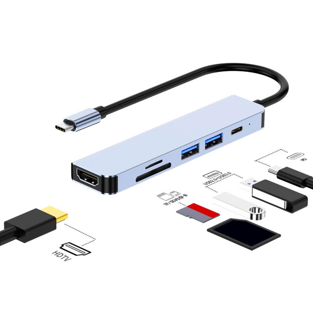7 in 1 USB 3 0 Docking Station for MacBook Adapter Hub Converter Splitter Expander