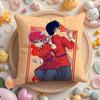 Cartoon R-Ranma1 2 Cushion Cover Short Plush Double-Sided Printing Home Machine Washable In Warm Winter Pillow Case