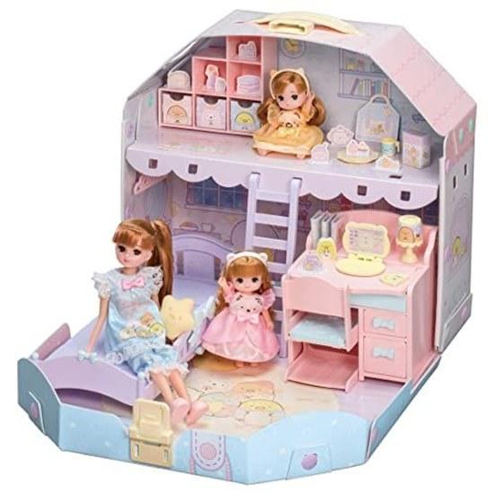 Takara Tomy Licca-chan Sumikko Gurashi Daisuki Room Dress-Up Doll Play Toy Ages 3 Up Safety Standard Compliant ST Mark Certification Licca One Size