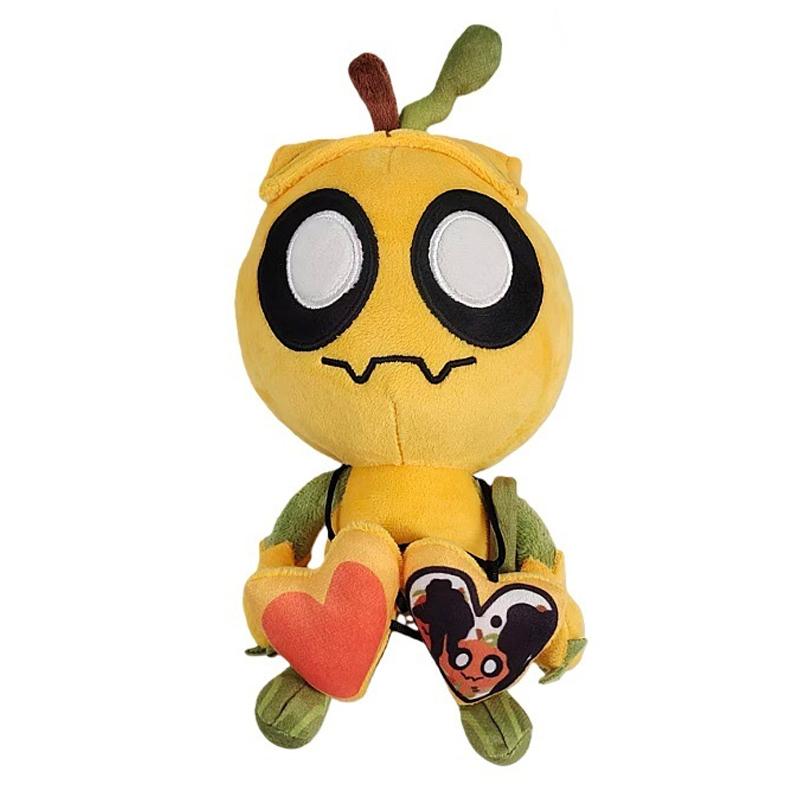 Schattige Pompoen Cartoon Pluche Pop Zacht Pluizig Knuffeldier Met Bevestigd Hartvormig Hanger Voor Halloween Verzamelobject Cadeau Voor Alle Leeftijden 10cm-30cm oranje