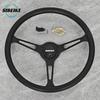 SIBEIKE 15inch 380mm PU Steering Wheel JDM Universal Race Tuning Sports Steering Wheel