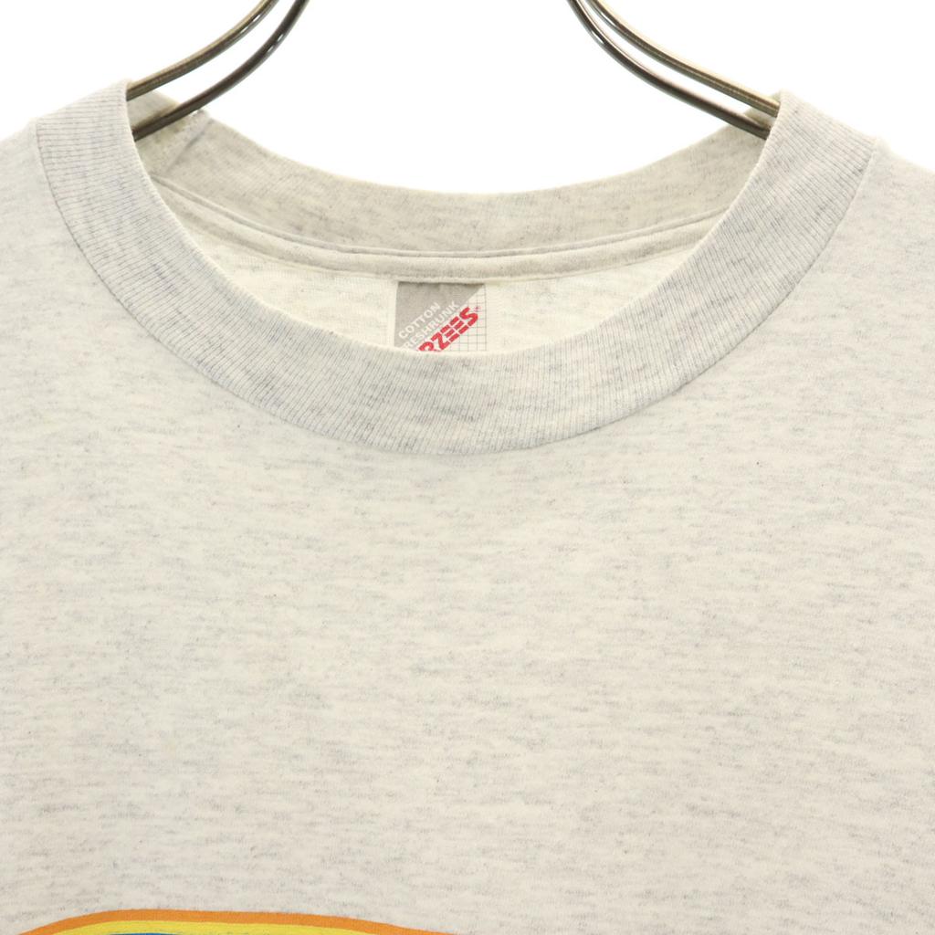 JERZEES 90s Made in USA Old Short sleeve T-shirt L gray Men's Used