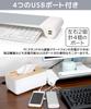 Aluminum PC Monitor Desktop Stand with USB Keyboard Stylish Desktop LCD Monitor Desk Stand day-village Stand, Port, Storage, Silver, Rack, Stand,