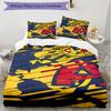 3pcs Duvet Cover Set (1*Duvet Cover + 2*Pillowcase, Without Core), Club America Print Soft All‑Season Bedding Set, Home Bedroom Decor Gift