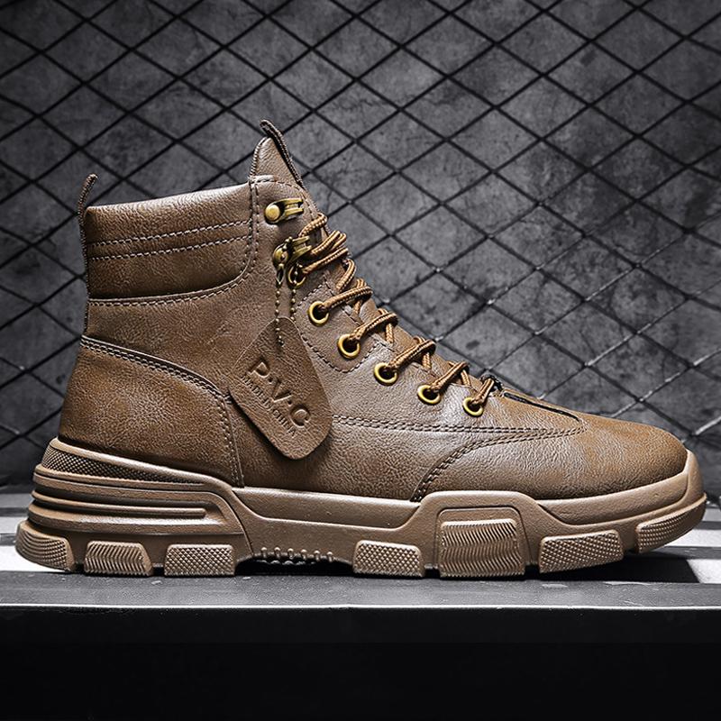 Prabangūs, mikropluošto vyriški kariški batai, suvarstomi vyriški armiški batai su siūlais, darbiniai batai lauke, vyriški, žieminiai, laisvalaikio batai