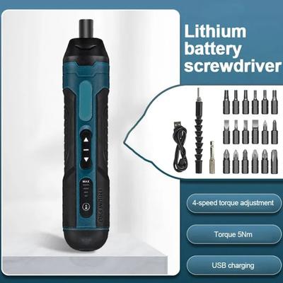 1300mah Rechargeable Electric Drill. Mini Cordless Electric Screwdriver Adjusts Multi-functional Removal Torque Repair Tool