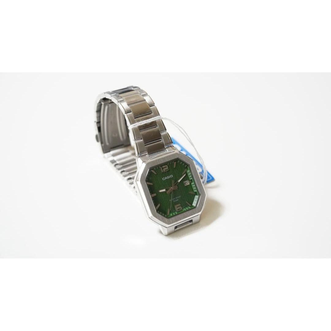 [Not released in Japan] CASIO MTP-B195D-3A Green Watch