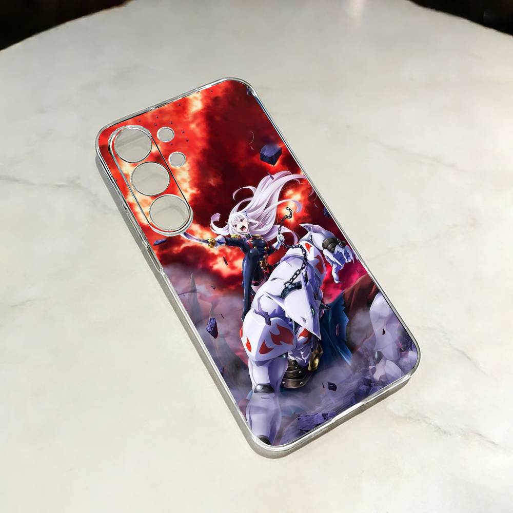 

Anime C-Chained S-Soldier Transparent Shockproof phone Case For Samsung S25,24,21,22,23,30,20,Ultra,Plus,Fe,Lite Samsung S21Ultra