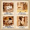ROKR 3D Wooden Puzzle, Marble Run with LED, Marble Maze, Marble Travel London, Tourist Attractions, Coaster, Waterwheel, Gears, Tracks, Roller