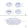 Resin Silicone Coaster Molds for Resin,Geode Coaster Molds for Resin Casting,Epoxy Resin Molds for Tray Coasters Making