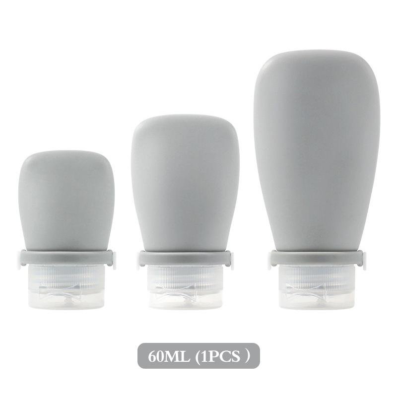 Portable Silicone Travel Bottle Cosmetic Storage Refillable Lotion Bottle Leakproof Shampoo Container Squeeze Tube Empty Bottle