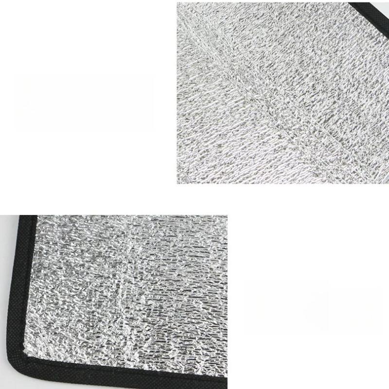 1pcs Moisture Proof Mats Outdoor Camping Picnic Mat Thick Double-sided Aluminum Foil Sleeping Pad Tent Groundsheet Lightweight and Easy To Store