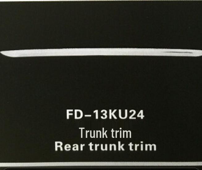 Fits '13-'19 Ford Kuga: Rear Trunk Lower Door Trim Strip