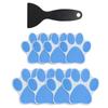 8pcs Non slip Bathtub Stickers Self-Adhesive Paw Print Decals Prevent Slips and Falls in the Bathroom Improve Security