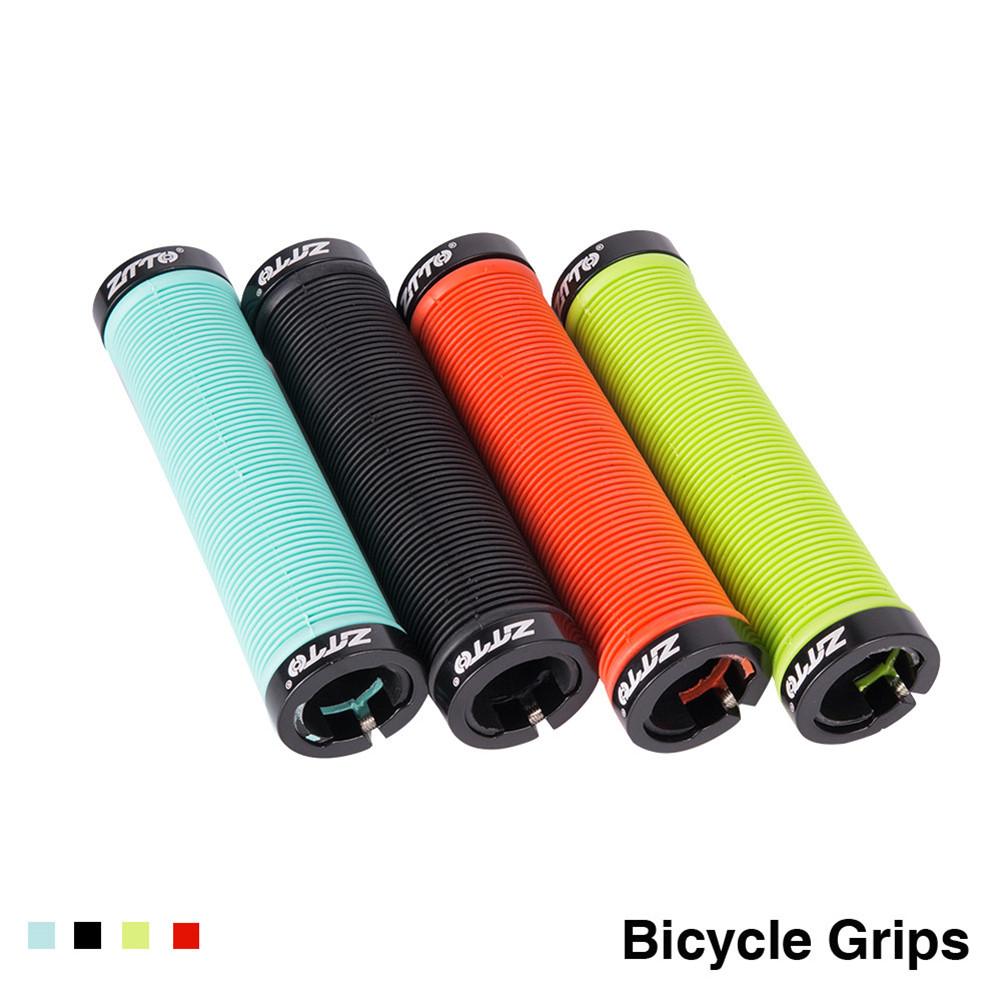 1 Par Puños de Manillar de Bicicleta Silicona Bloqueo Antideslizante Puños de Manillar Para Mtb Bicicleta de Montaña Bicicleta de Carretera Piezas de Bicicleta